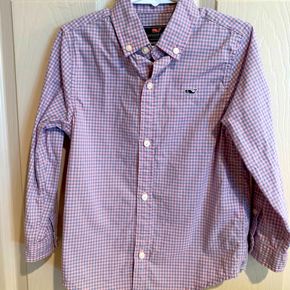 Vineyard Vines Boys Size 4T Whale Shirt